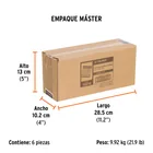Caja con 2500 clavos calibre 16, 50 mm para CLNE-16, TRUPER 7
