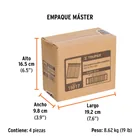 Caja con 2500 clavos calibre 16, 64 mm para CLNE-16, TRUPER 7