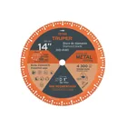 Disco de diamante de 14' x 4 mm, corte de metal, TRUPER 1