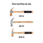 Mango para martillos de uña MO-16, MA-20 y MOR-16, 13' 3