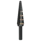 Broca escalonada óxido negro 13 escalones 1/8' a 1/2',Truper 1