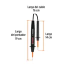 Probador de tensión C.A. / C.C., TRUPER 2