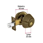 Cerrojo llave-llave, latón antiguo, llave tradicional, BASIC 5