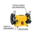 Esmeril de banco de 6' de 1/4 HP (185 W), PRETUL 2
