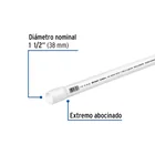 Tubo de 1-1/2' PVC hidráulico RD 26, 3m, 1.2kg, FOSET 2