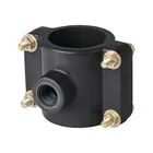 Abrazadera para toma domiciliaria PP 2' x 1/2', FOSET 1