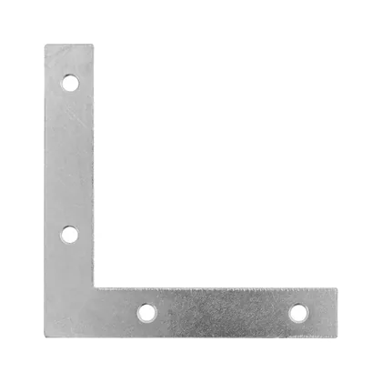 Bolsa c/24 escuadras planas cantoneras 3-1/2'x3-1/2', FIERO