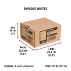 Bolsa c/24 escuadras planas cantoneras 4' x 4', FIERO 8
