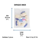 Válvula de esfera desmontable de CPVC de 1/2', FOSET 3