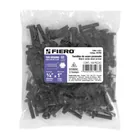 Bolsa con 100 tornillos 1/4' x 1' acero grado 5, FIERO 4