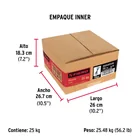 Kilo de clavos para concreto 2-1/2' negros, caja de 25 kg 5