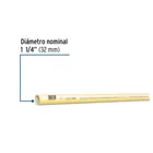 Tubo de 1-1/4' CPVC hidráulico RD 11, 3m, 1.5kg, FOSET 2
