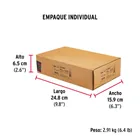 Caja con 25 taquetes arpón de 1/2' x 4-1/2', FIERO 5
