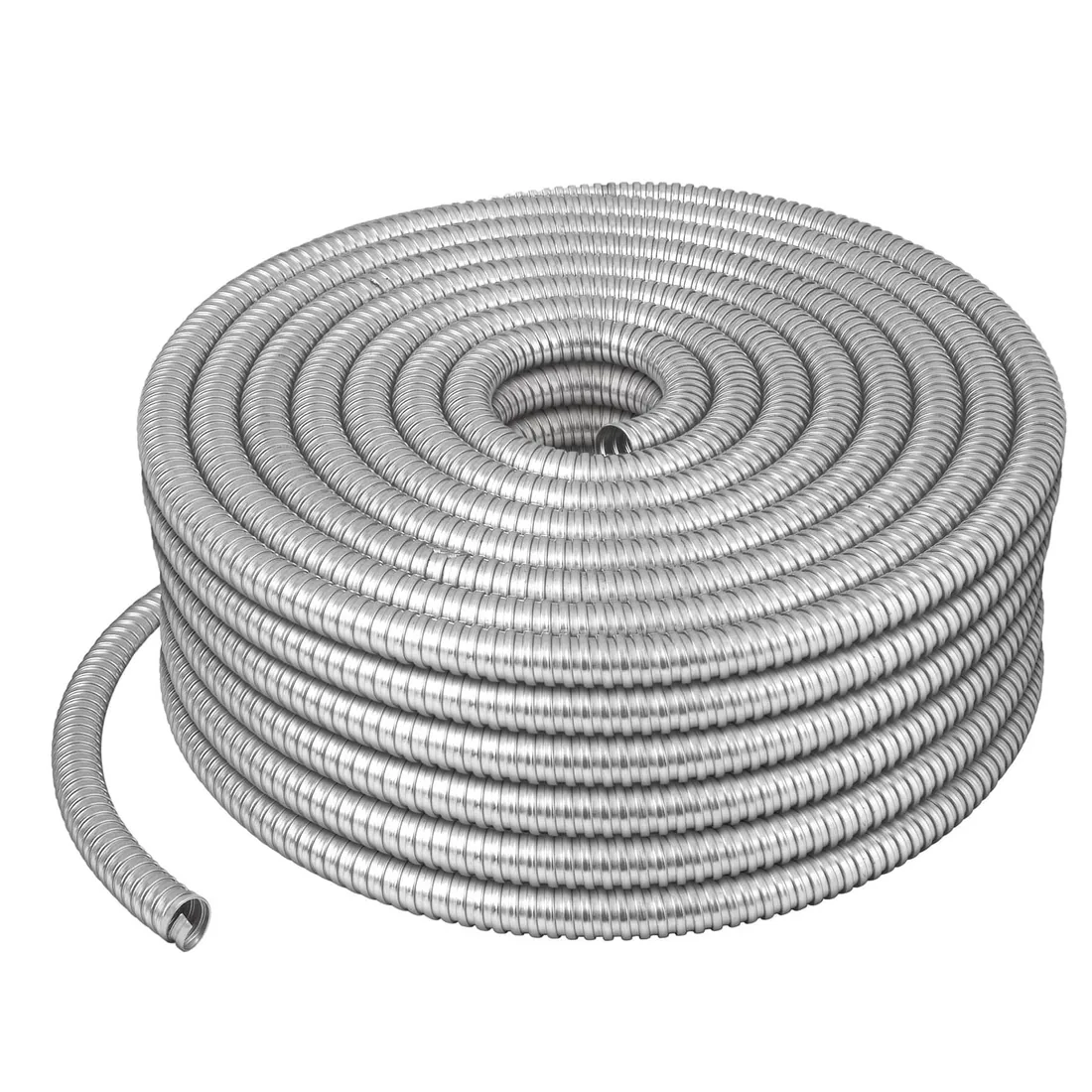 Rollo de 50 m de tubo flexible metálico de 1', VOLTECK