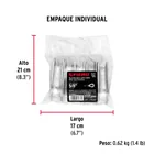 Bolsa con 5 guardacabos para cable de acero de 5/8', FIERO 6