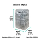 Rollo de 25 m de franela gris de algodón, KLINTEK 6