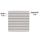 Panel ranurado 60 x 60 cm TRUPER 4