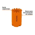Brocasierra diamante 1-1/4' borde segmentado, TRUPER 2