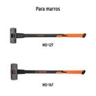 Mango de fibra de vidrio de 36' para marros de 6 a 16 lb 5