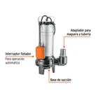Bomba sumergible acero inox./hierro, a.sucia,1-1/2HP, TRUPER 2