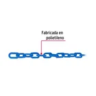 Metro de cadena de 3 mm de plástico azul, carrete de 50 m 2