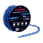 Metro de cadena de 5 mm de plástico azul, carrete de 25 m 1