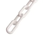Metro de cadena de 8 mm de plástico blanca, carrete de 25 m 1
