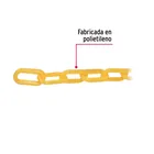 Metro de cadena de 8 mm de plástico amarilla, carrete de 25m 2