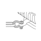 Grillete de acero forjado 1-1/2', FIERO 4