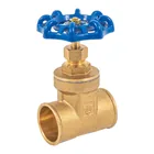 Válvula de compuerta de latón soldable de 1 1/4', FOSET 1