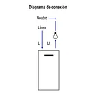 Placa armada acero inox con 2 interruptores 1 módulo, Lisboa 4