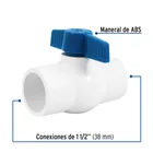 Válvula de esfera de PVC 1 1/2' para cementar, FOSET 2