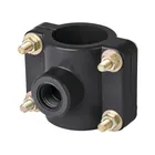 Abrazadera para toma domiciliaria PP 1-1/2' x 1/2', FOSET 1