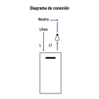 Placa armada acero inox 1 interruptor 3 módulos, Lisboa 4
