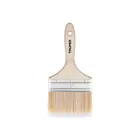 Brocha cerdas sintéticas 5' corte recto, mango de madera 1