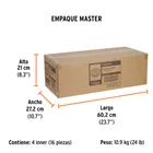 Carda alambre ondulado 6' x 3/4' para esmeril, TRUPER 8