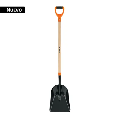 Pala carbonera T-2000, puño 'Y', mango 33', TRUPER
