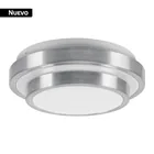 Luminario LED plafón decorativo 9W 6500K, metálico, BASIC 1