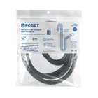 Manguera con multiconector, desagüe lavadora, 3 m, FOSET 4