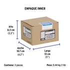 Placa armada negra 3 interruptores 1 módulo, Lisboa, VOLTECK 7