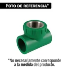 Tee hembra de PPR 1' con inserto metálico, FOSET 1