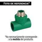 Tee macho de PPR 1' con inserto metálico, FOSET 1