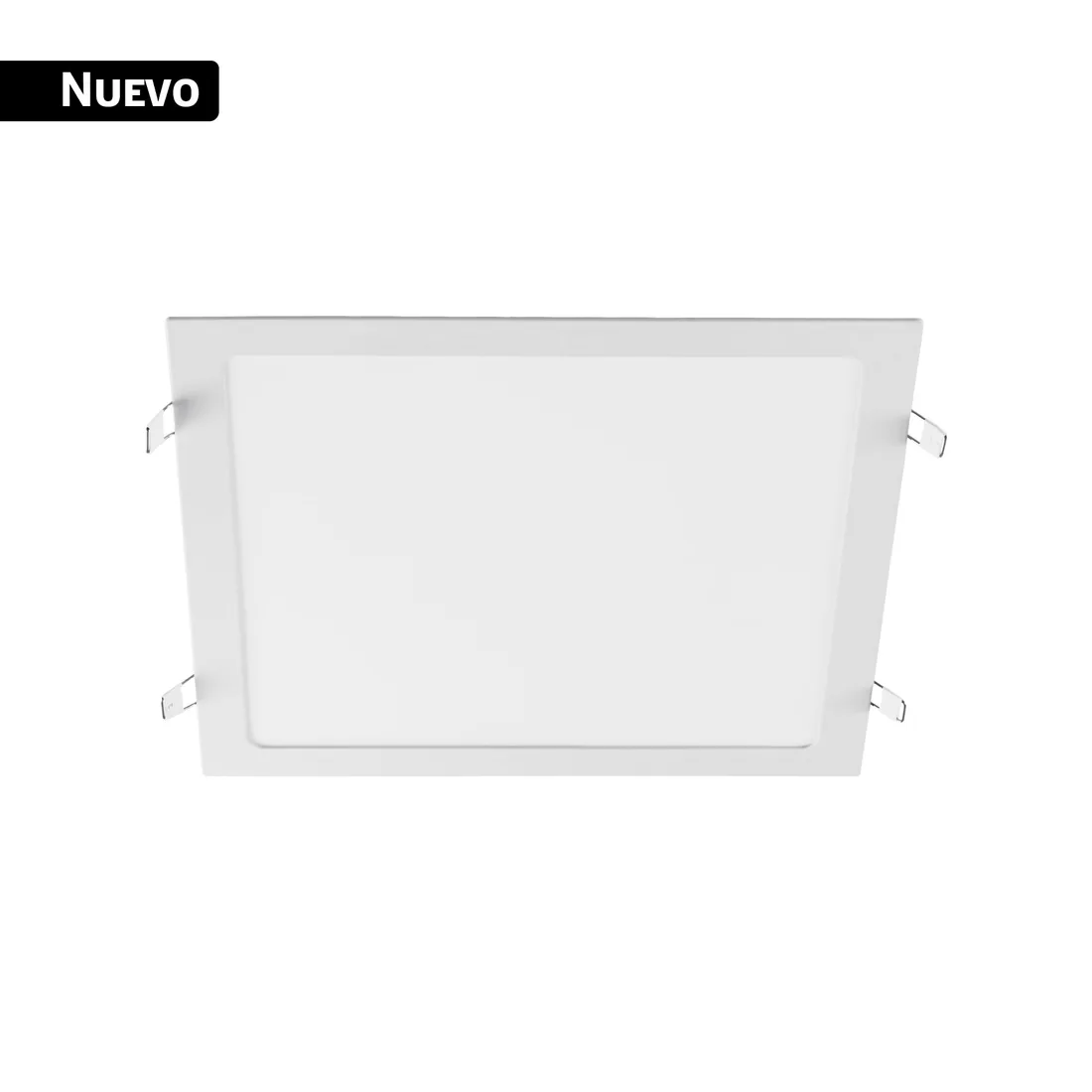 Luminario LED plafón 24W 6500K ultradelgado cuadrado VOLTECK