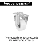 Rodaja de polietileno 3' placa fija con balero, FIERO 1