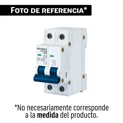 Interruptor de 2 polos 32A para riel DIN, VOLTECK