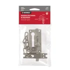 Pasador con cadena para puerta, acabado níquel satín, HERMEX 4
