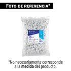 Bolsa con 100 grapas blancas de 5 mm para cable redondo 1