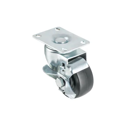Rodaja hule 3', placa giratoria con freno, buje, 60kg