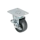 Rodaja hule 3', placa giratoria con freno, balero, 60kg 1