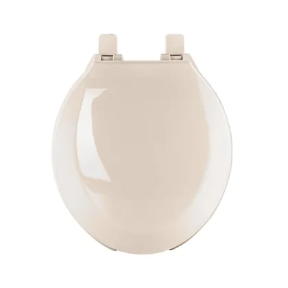Asiento redondo para WC,cierre lento, abierto, hueso,ELEMENT